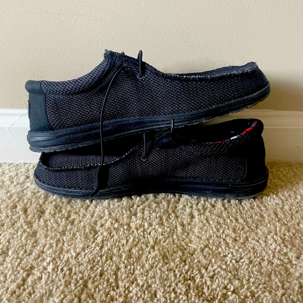 Hey Dude Wally Sox Men’s Loafer Size 11 Black